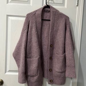 Zara cardigan light purple like new